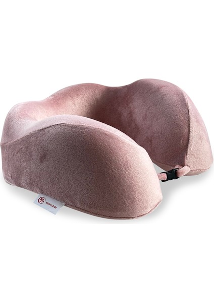Viscohappy Ortopedik Profesyonel Visco Seyahat Yastığı ( Toz Pembe )