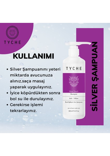 Luxury Beauty Turunculaşma Karşıtı Renk Eşitleyici Mor Şampuan Silver Touch Shampoo Anti-Yellow 500ML fırsatları