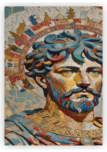 Marcus Aurelius Ahşap Poster 20X29 cm