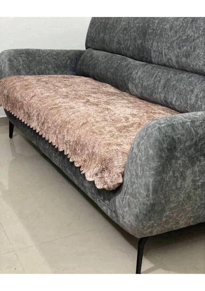 Damar Desen Altin Kaymaz Süngerli Kanepe Koltuk Örtüsü ( 1 Adet ) 170 x 210 cm Çekyat Örtüsü