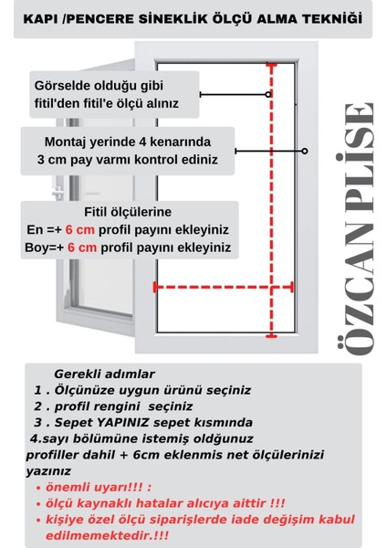 Menteşeli Kapı ve Pencere Sinekliği
