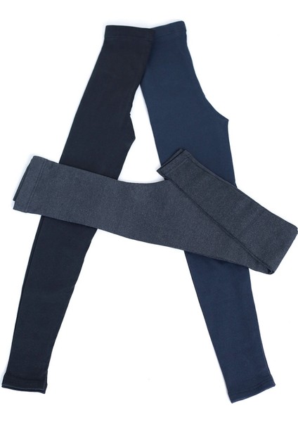 Isıltermal Yumuşak Günlük Tayt | 3'renk 3'beden ( Siyah ,lacivert,antrasit) fırsatları