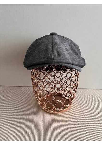 Ingiliz Stili Sekiz Parça Arkası Lastikli Yazlık Füme Şapka fiyatları