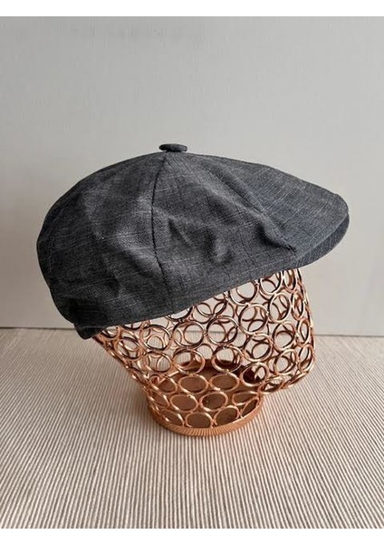 Ingiliz Stili Sekiz Parça Arkası Lastikli Yazlık Füme Şapka modelleri