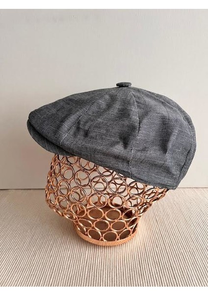 Ingiliz Stili Sekiz Parça Arkası Lastikli Yazlık Füme Şapka fırsatları