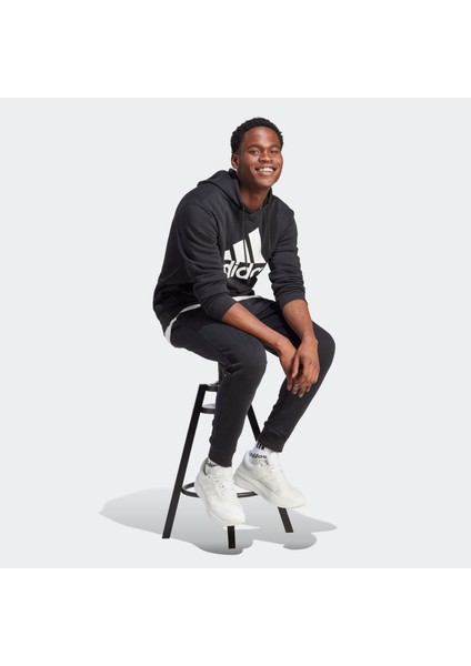 Big Logo Fleece Hoodie Erkek Kapüşonlu Sweatshirt IB4024 fırsatları