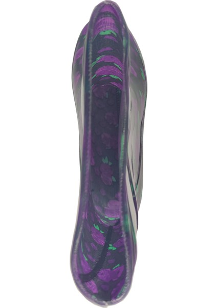 Çocuk Mor Renk Çiçekli Iş Bahçe Su Geçirmez Yağmur Çizmesi fiyatları