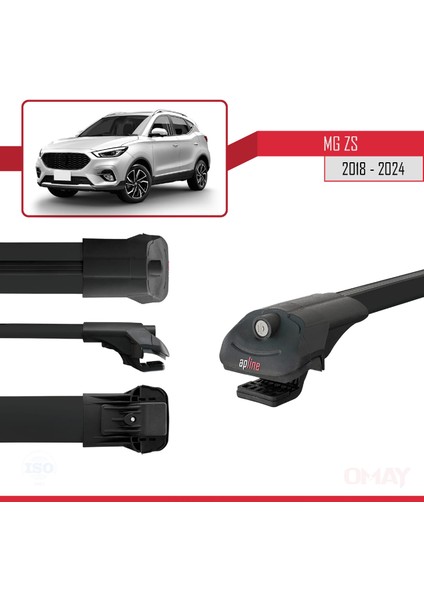 Mg Zs 2018 ve Sonrası ile Uyumlu Ace-1 Ara Atkı Tavan Barı Siyah 3 Adet modelleri