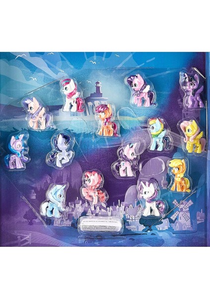 My Little Pony Friendship Shine 14 Mini Pony Figure Collection - 14 Tane Koleksiyon Mini Figür Seti