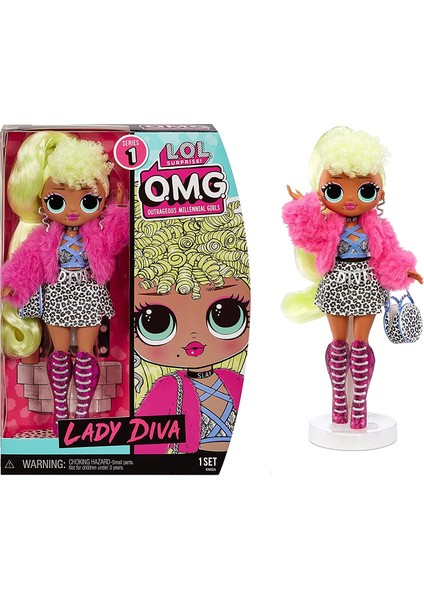 Surprise Lol Lady Diva Omg Fashion Doll - Lol Lady Diva Model Bebek