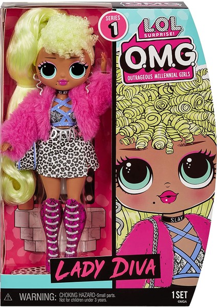 Surprise Lol Lady Diva Omg Fashion Doll - Lol Lady Diva Model Bebek