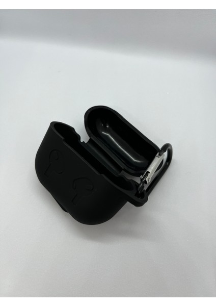 Apple Air Pods 3. Nesil Uyumlu Siyah Silikon Kılıf