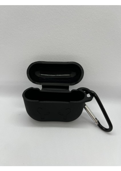 Apple Air Pods 3. Nesil Uyumlu Siyah Silikon Kılıf