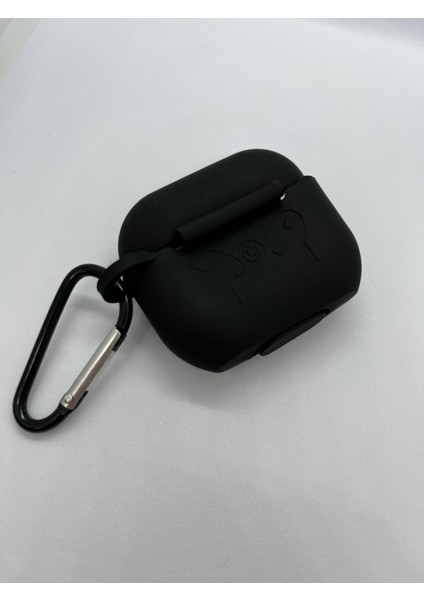 Apple Air Pods 3. Nesil Uyumlu Siyah Silikon Kılıf