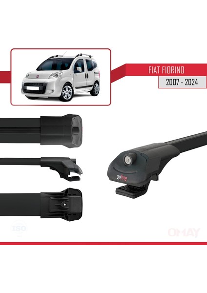 Fiat Fiorino 2007 ve Sonrası ile Uyumlu Ace-1 Ara Atkı Tavan Barı Siyah 4 Adet modelleri