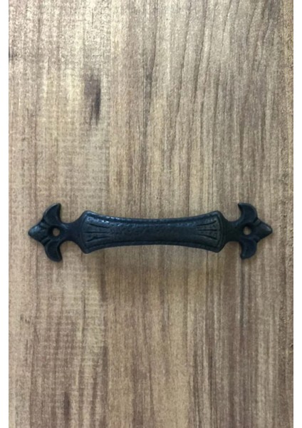 Oksit Siyah 12 cm Pirinç Döküm Mobilya Kulpu/çekme Kol