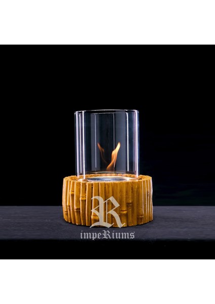 Bamboo Bioethanol Şömine