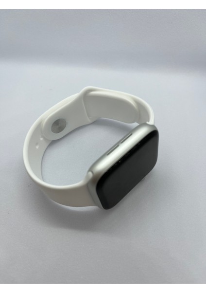 Apple Watch Uyumlu 38-40-41 mm Beyaz Silikon Kordon