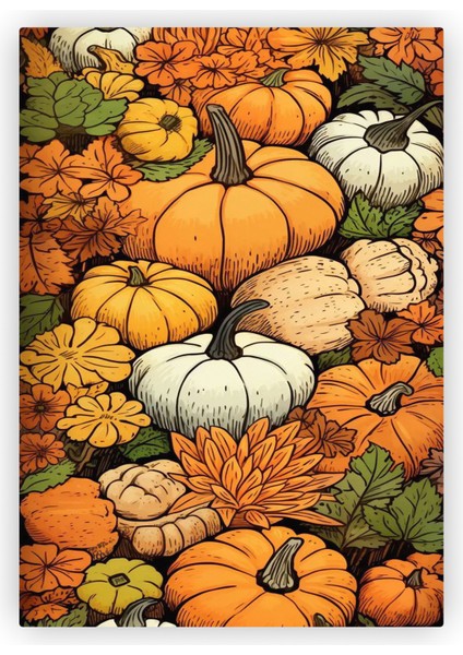 Kabaklar Ahşap Poster 20X29 cm