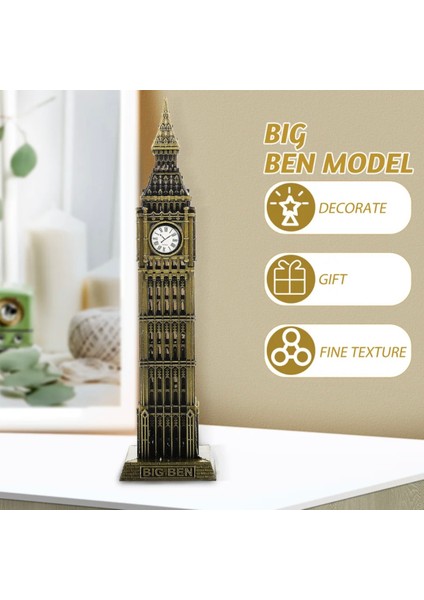 Metal Ingiltere London Big Ben Saat Kulesi