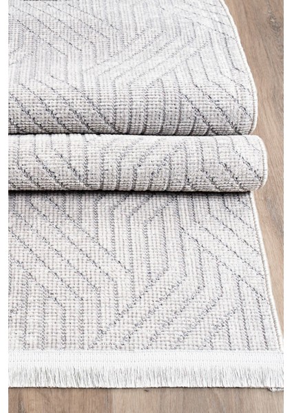 Labirent Saçaklı Dokuma Şönil Kaymaz Taban Pamuk Yıkanabilir Beyaz Salon Halısı Yolluk Mutfak Halısı Kilim modelleri