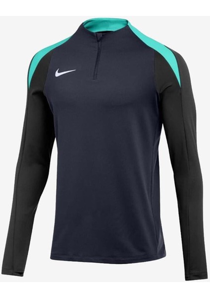 M Nk Df STRK24 Drill Top K FD7569-453 Lacivert Erkek Antrenman Üstü