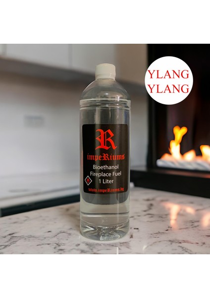 Ylang Ylang Kokulu Bioethanol Şömine Yakıtı 1 Litre