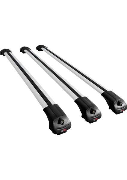 Vauxhall Combo D 2012-2018 Arası ile Uyumlu Ace-1 Ara Atkı Tavan Barı Gri 3 Adet