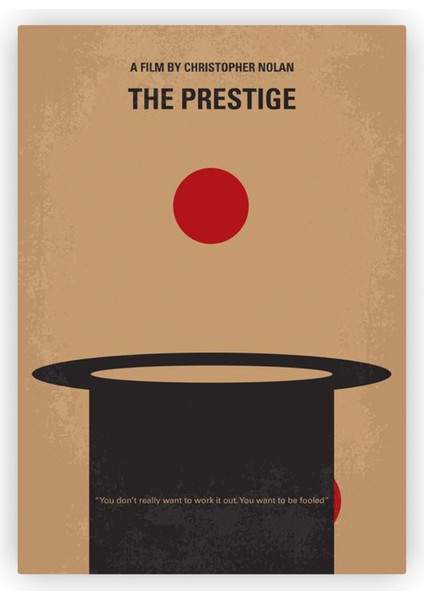 The Prestige Prestij Ahşap Poster 20 x 29 cm