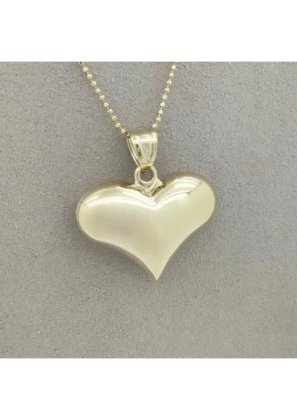 Üç Boyutlu Kalp Kolye Ucu – KLU0467 fırsatları