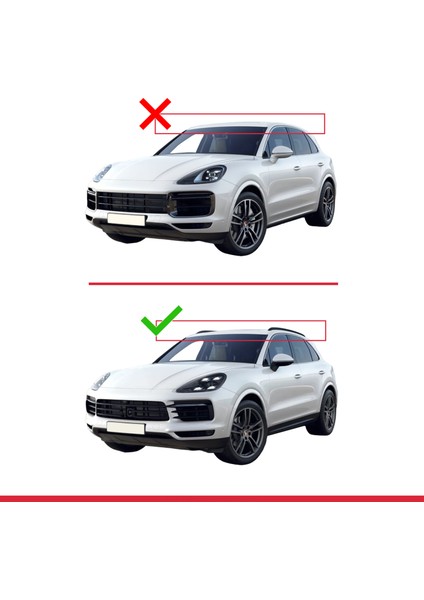 Porsche Cayenne (9ya/9yb) 2018 ve Sonrası ile Uyumlu Ace-2 Ara Atkı Tavan Barı Gri 2 Adet modelleri