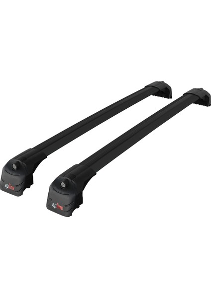 Audi Q7 (4m) 2016 ve Sonrası ile Uyumlu Ace-2 Ara Atkı Tavan Barı Siyah 2 Adet