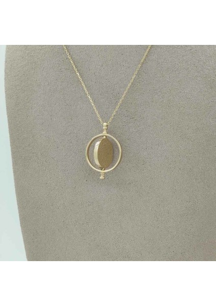 Çift Taraflı Dönen Madalyon Kolye – KLY0880 indirimleri