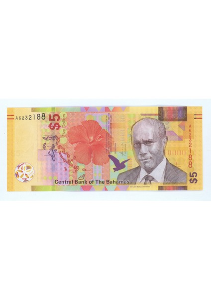 Bahamalar 2020 Yılı 5 Dolar Çil – Unc