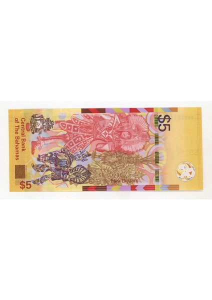 Bahamalar 2020 Yılı 5 Dolar Çil – Unc