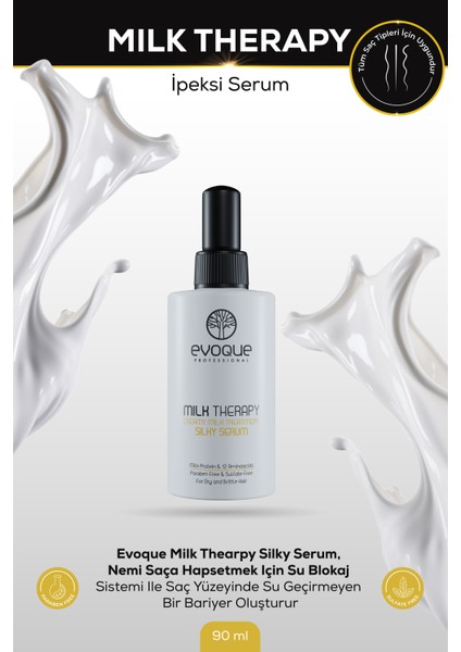 Milk Therapy Saç Serumu, Ipeksi ve Daha Güçlü Saçları Için 90ML