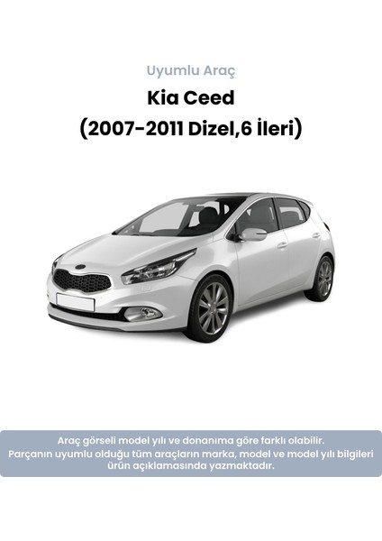 Kia Ceed Debriyaj Seti (2007-2011 Dizel,6 Ileri) Seco fiyatları