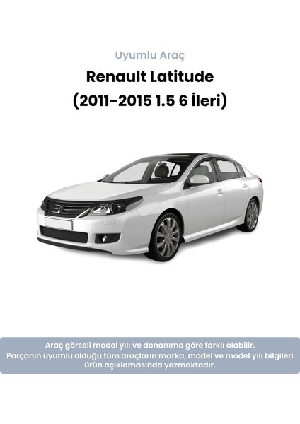 Renault Latitude Bilyasız Debriyaj Seti (2011-2015 1.5 6 Ileri) Aisin