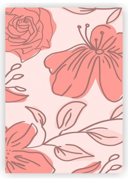 Çiçekler Ahşap Poster 20X29 cm