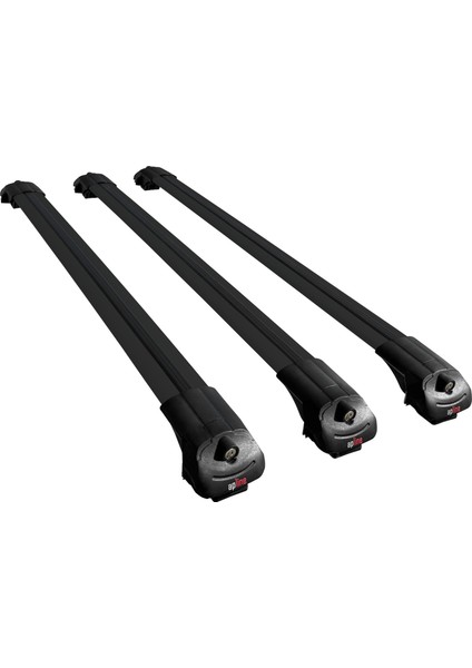 Ford Connect 2002-2013 Arası ile Uyumlu Ace-1 Ara Atkı Tavan Barı Siyah 3 Adet