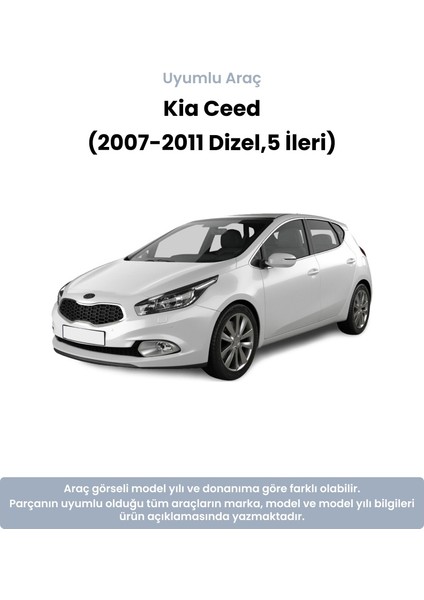 Kia Ceed Debriyaj Seti (2007-2011 Dizel,5 Ileri) Exedy