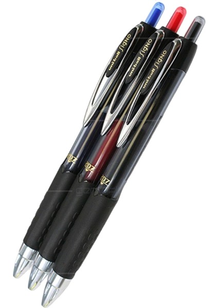 Uniball. Uniball Signo 207 0.7 Mekanik Jel Kalem ( Siyah-Mavi-Kırmızı)