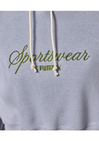 Classics+ Relaxed Hoodie Kadın Gri Sweatshirt 62427363 modelleri