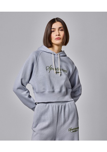 Classics+ Relaxed Hoodie Kadın Gri Sweatshirt 62427363 fırsatları