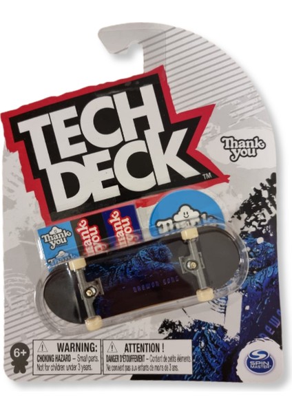 Tech Deck Parmak Kaykayı Tekli Paket 96 mm - Thank You