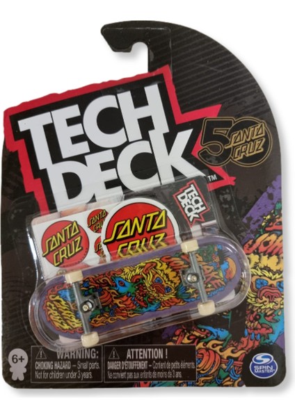 Tech Deck Parmak Kaykayı Tekli Paket 96 mm - 5 Santa Cruz - 1