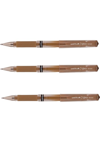 Uniball. Uniball Signo Broad ( 1.0 ) Davetiye Kalemi Altın ( Üç Adet )
