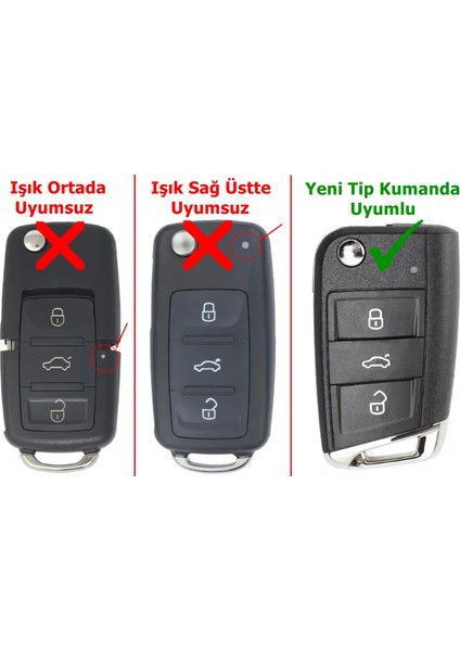 Skoda Octavia Fabia Rapid Superb 2015-2020 Uyumlu Kumanda Kabı Anahtar Kabı Oto Anahtarlık Logolu indirimleri