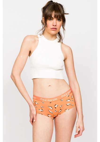 x Kurtaran Ev - Desenli Kadın Boyshort Külot - Siyam fırsatları