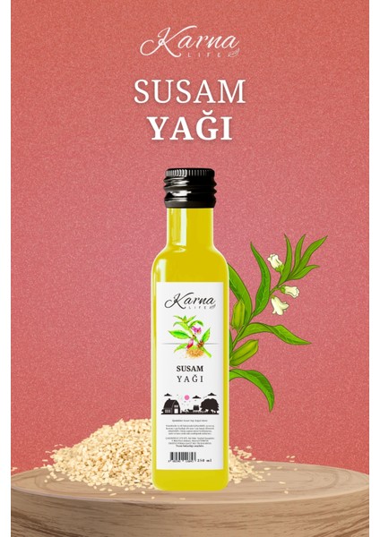 Karna Life Susam Yağı 250ML - Saf ve Doğal